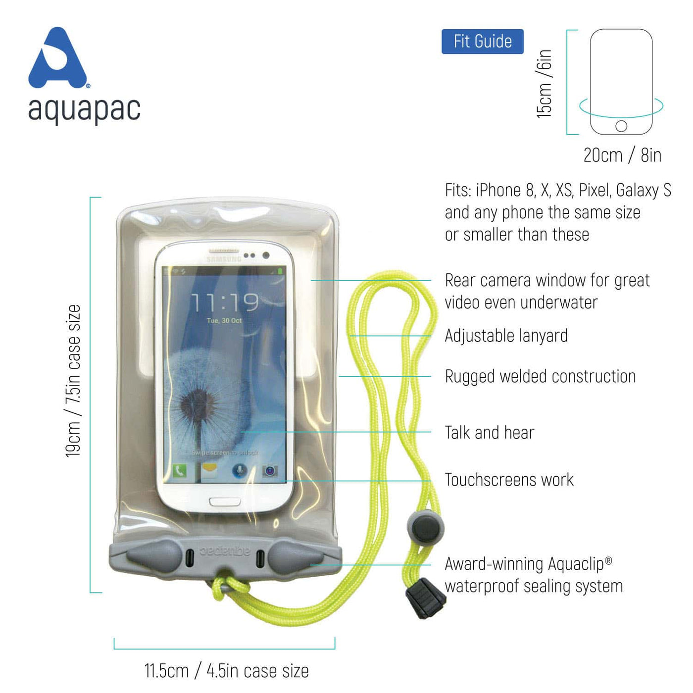 Aquapac Classic Phone Case - Plus Size
