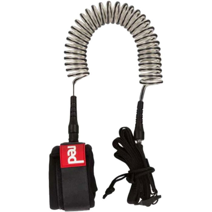 Red  - Coiled Paddle Leash