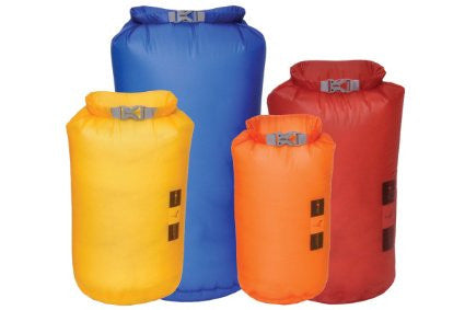 Exped - Fold Dry Bag 4 pack - Mixed Colours - Windermere Canoe Kayak