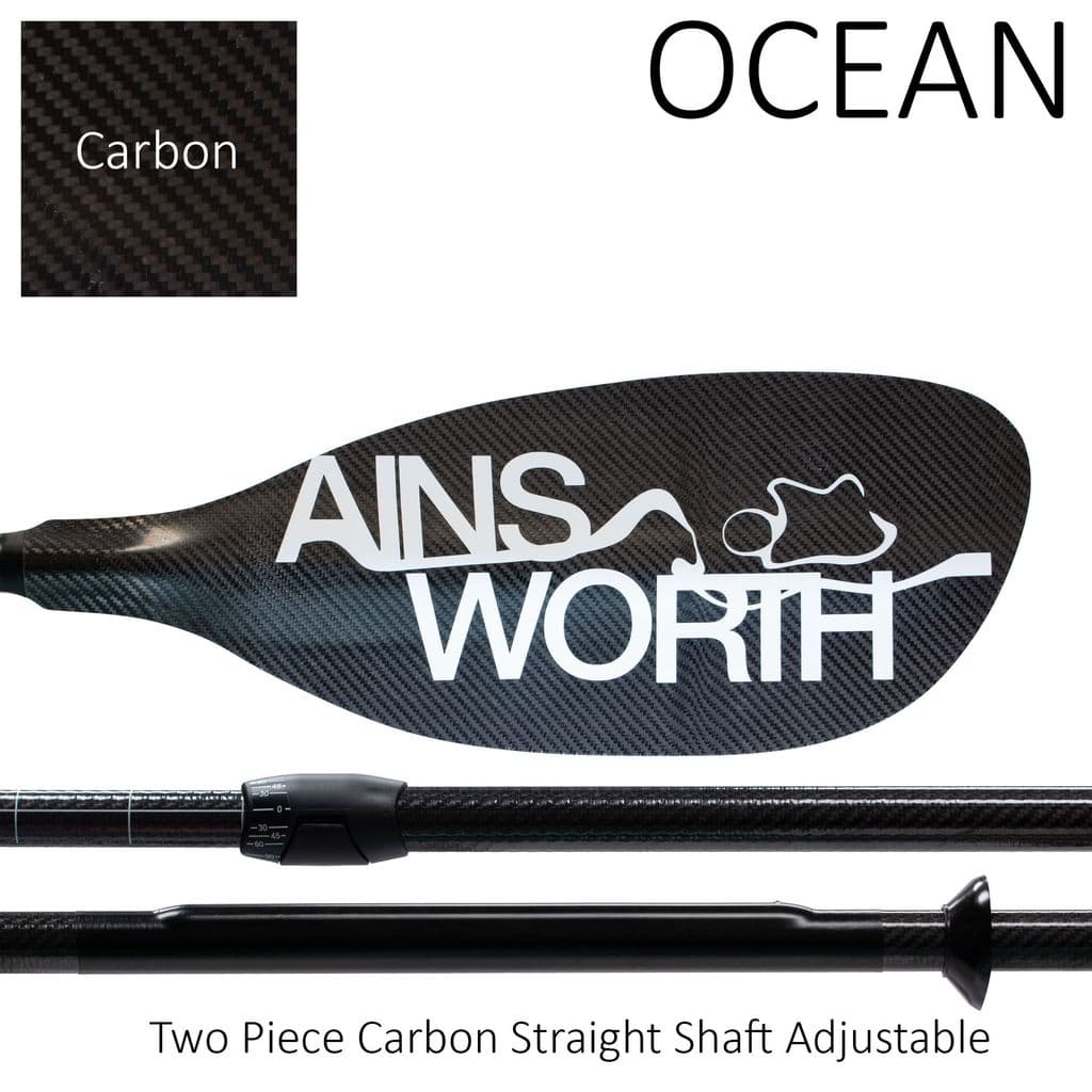 Ainsworth Ocean Paddle Carbon adjustable Windermere Canoe Kayak